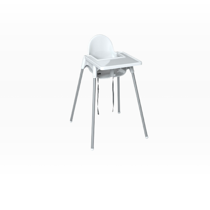 Ikea Antilop High Chair White with Tray - Main Image