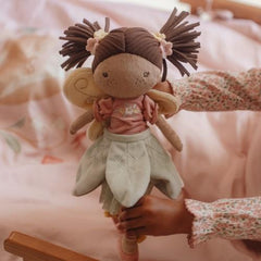 Little Dutch Fairy Doll Evi held up close