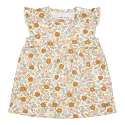 LD Ruffle Sleeveless Dress Printed 50/56