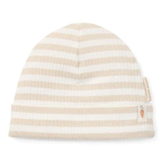 LD Baby Cap Stripe Sand/White