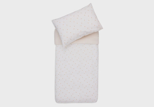 Duvet Cover Set 100 x 140 cm Harvest Natural