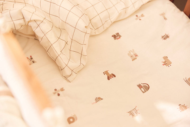 Duvet Set 100x140cm Animal Friends