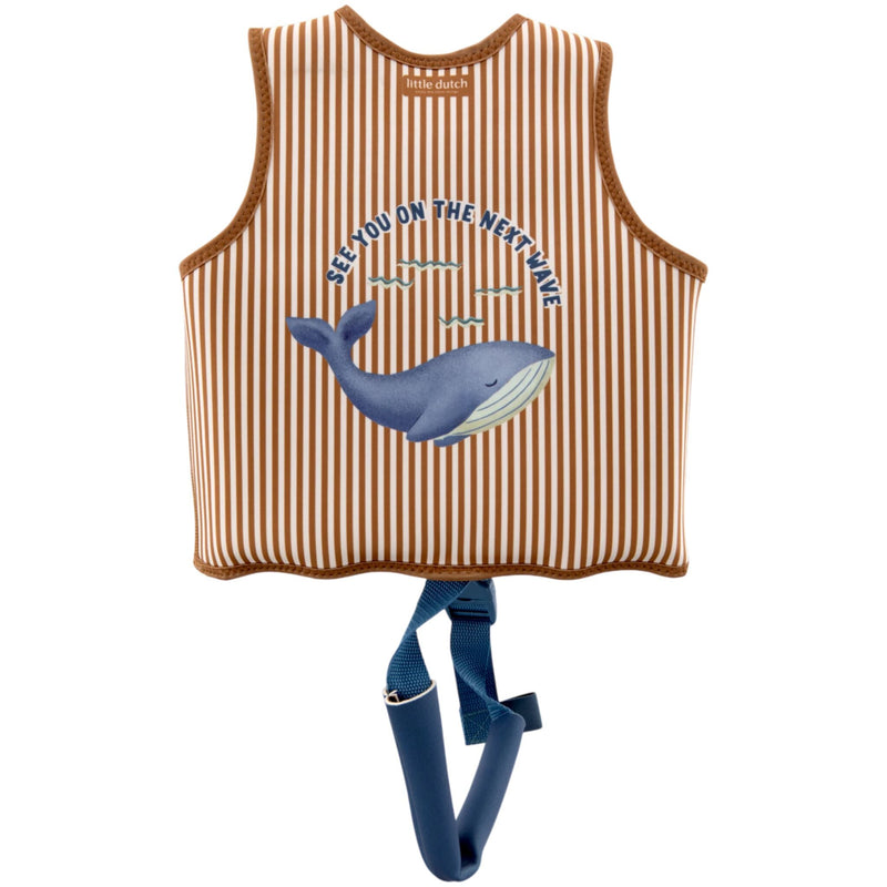 Little Dutch swim vest Ocean World back with whale