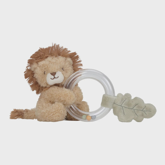 LD Soft Lion Rattle Safari Friends