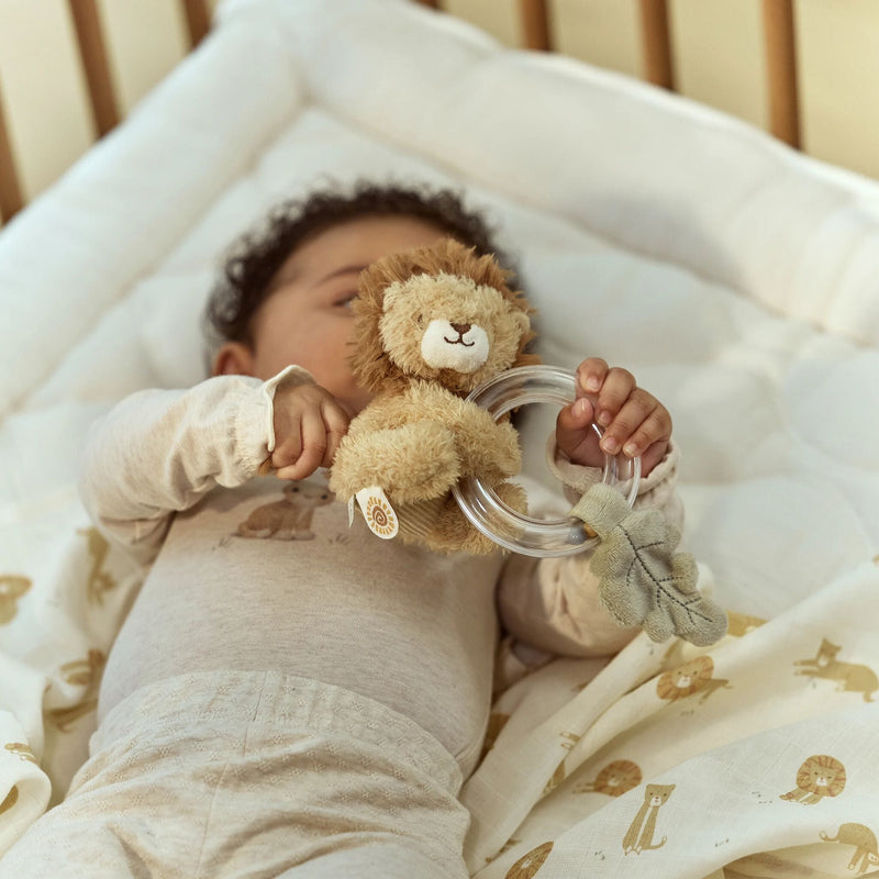 LD Soft Lion Rattle Safari Friends