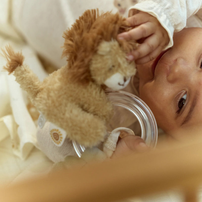 LD Soft Lion Rattle Safari Friends