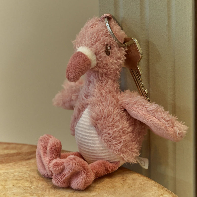LD Soft Keychain Safari Friends Flamingo