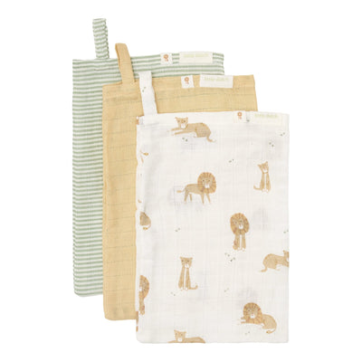 LD Washcloth Set Safari