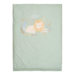 LD Duvet Cover Safari Leo Green