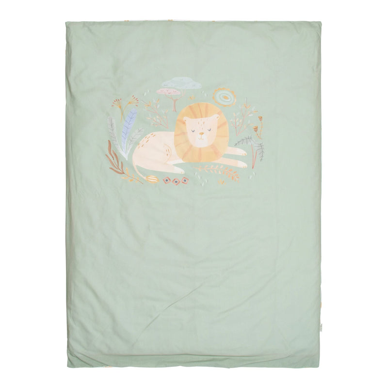 LD Duvet Cover Safari Leo Green