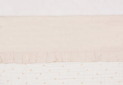 Sheet Ruffle Natural 75x 100 CM