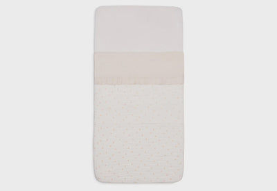 Sheet Ruffle Natural 120 x 150 CM