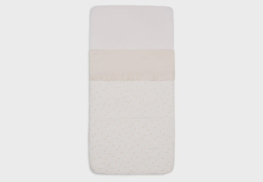 Sheet Ruffle Natural 120 x 150 CM