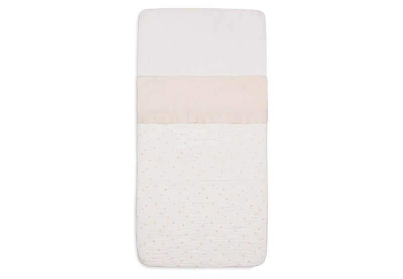 Sheet Ruffle Natural 120 x 150 CM