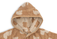 Bathrobe Terry 1-2y Jacquard Teddy Bear