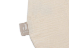 Jollein newborn muslin sleeping bag Oatmeal fabric detail