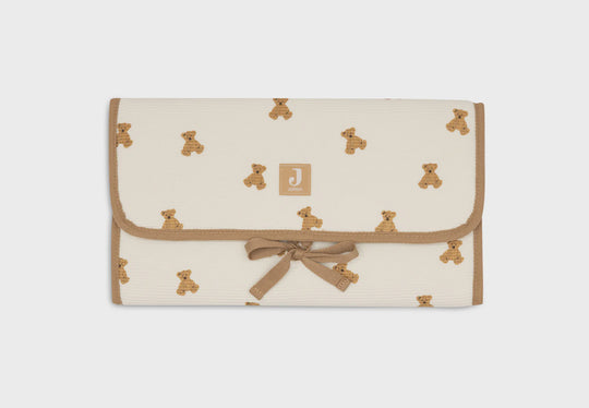 Changing Pad Mini Teddy Bear- Little Waffle