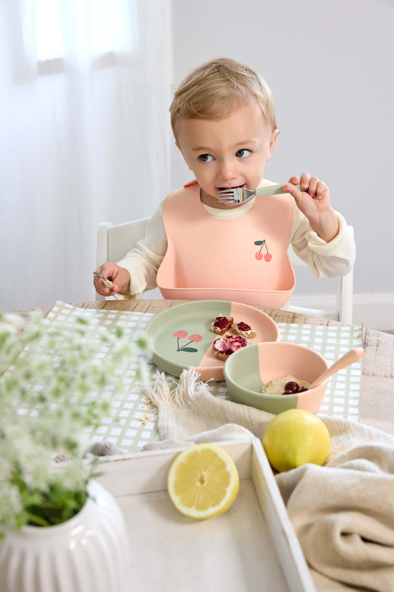 Silicone Bib Happy Fruits