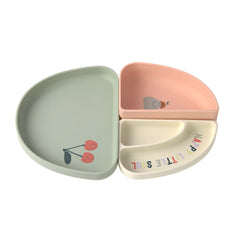 Silicone Section Dish Set 3pc