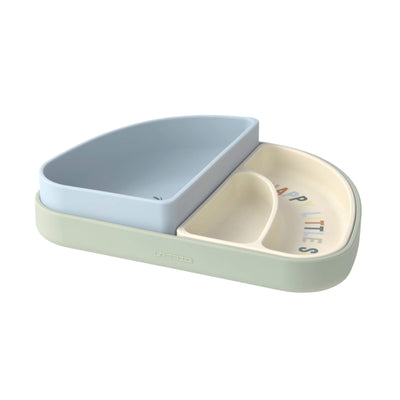 Silicone Section Dish Set 3pc