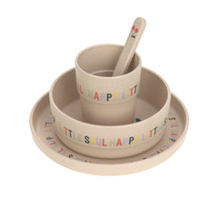 Dish Set PP/ Cellulose Happy Fruits