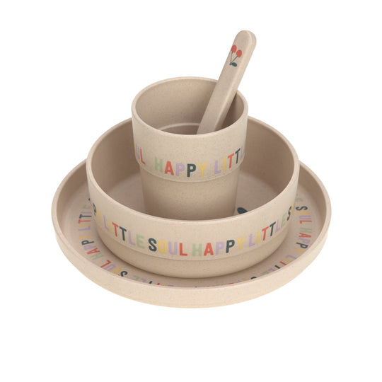 Dish Set PP/ Cellulose Happy Fruits