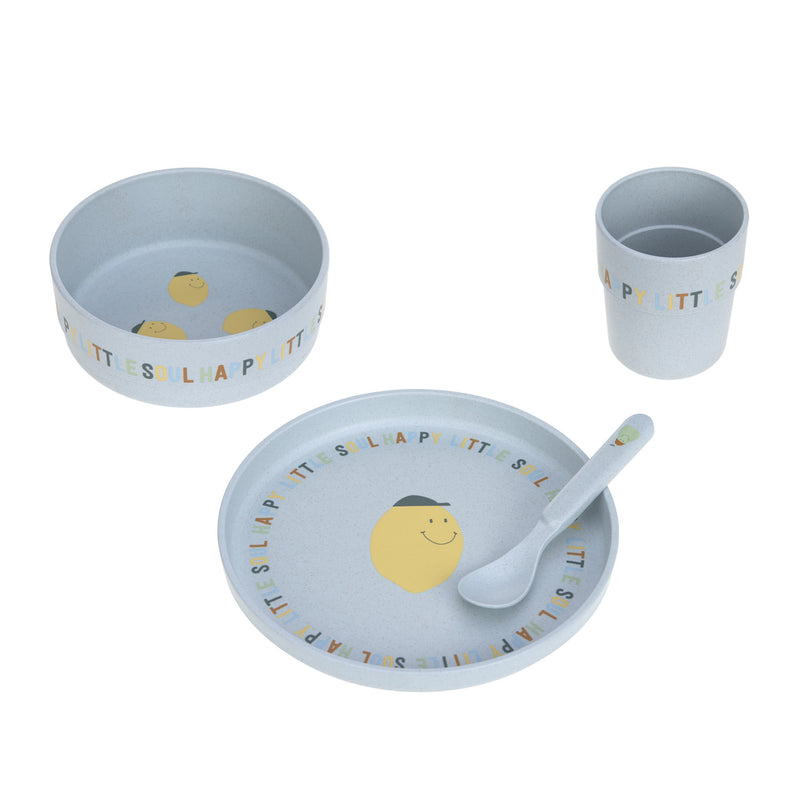 Dish Set PP/ Cellulose Happy Fruits