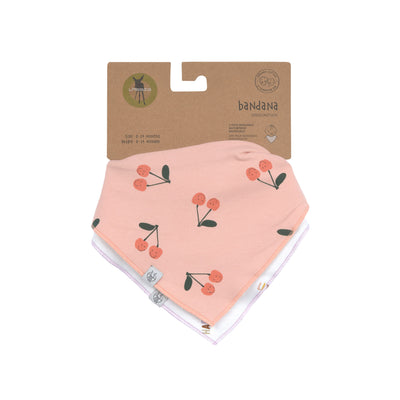 Bandana Bib 2pc Happy Fruits