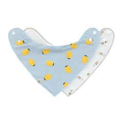 Bandana Bib 2pc Happy Fruits