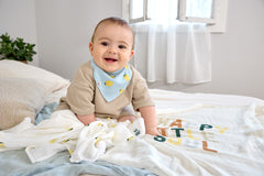 Bandana Bib 2pc Happy Fruits