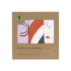 Swaddle & Burp Blanket Medium 3pc