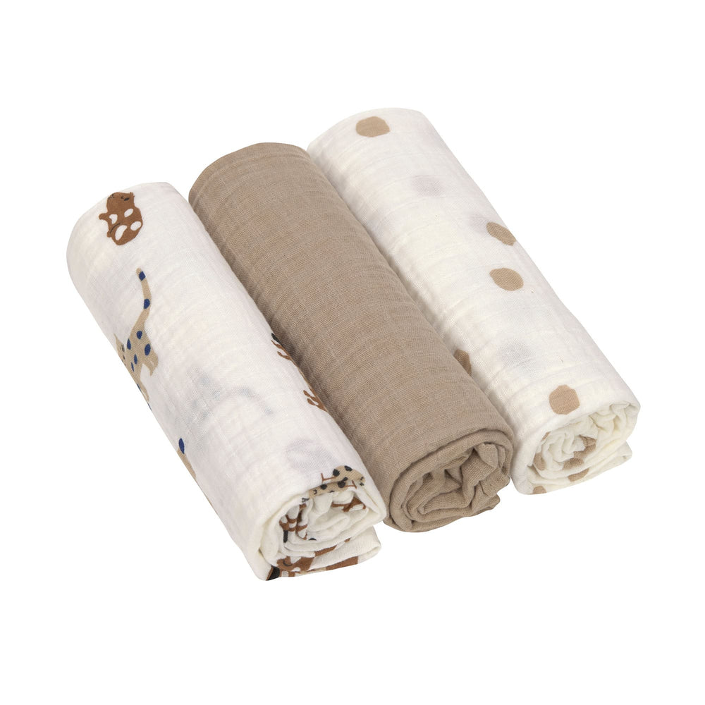 Swaddle & Burp Blankets Large 3 Pack