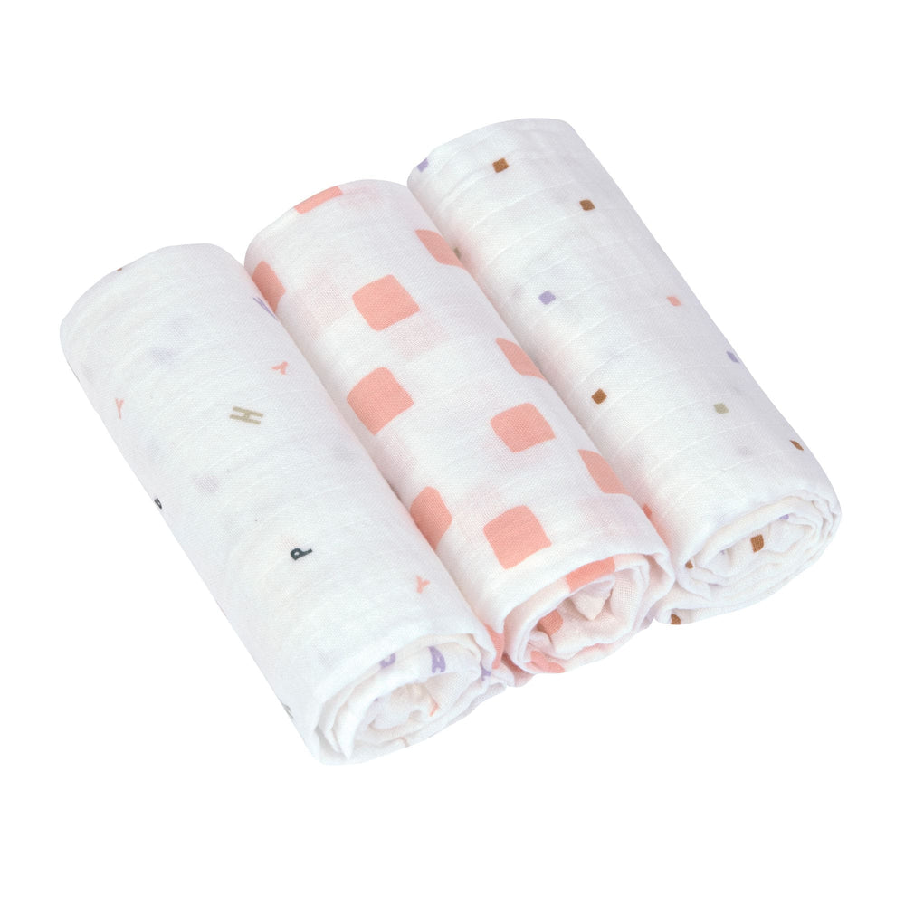 Heavenly soft Swaddle Large 3 pack