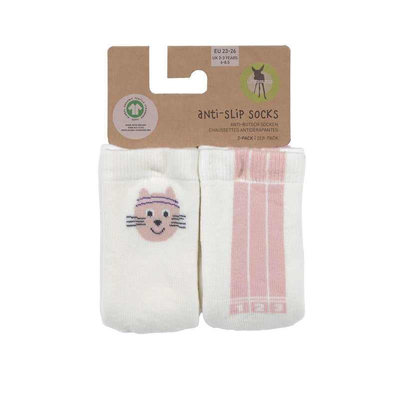 Anti- Slip Socks 2pc 1-2y (19-22)