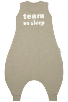 Winter Printed  Sleep Overall  'Team No Sleep' Taupe