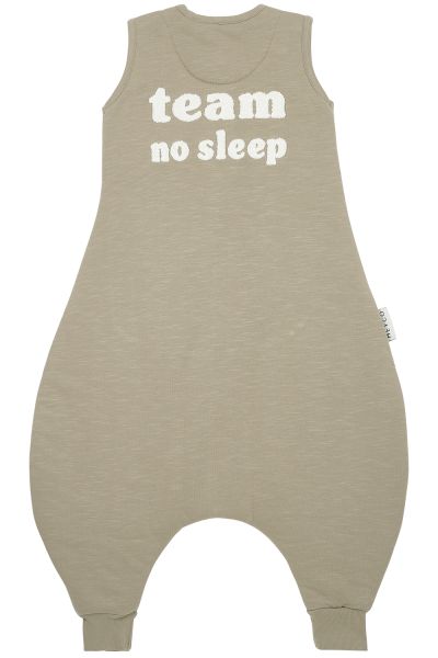 Winter Printed  Sleep Overall  'Team No Sleep' Taupe