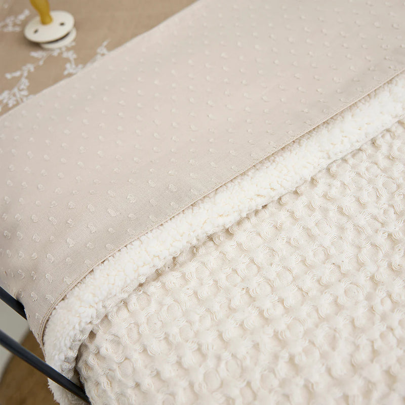 Blanket Waffle Teddy 100x150cm
