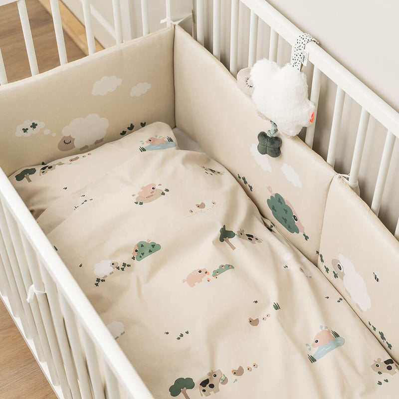 Padded Bed Bumper Tiny Farm