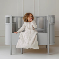Sleepingbag Detachable Jacquard 90cm- Clouds Natural