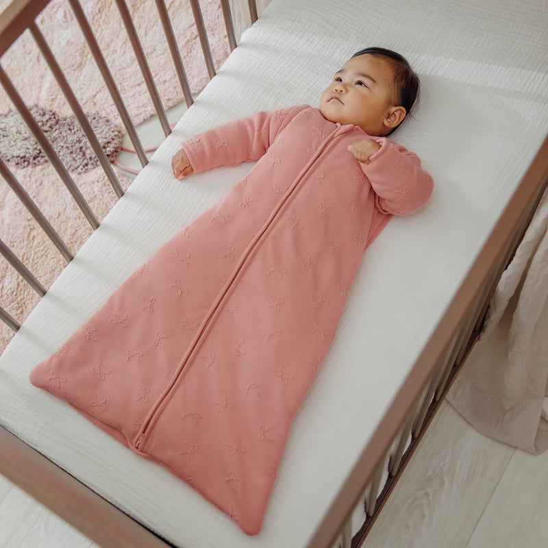 Sleepingbag Detachable Sleeve Jacquard 60 - Bow Rose