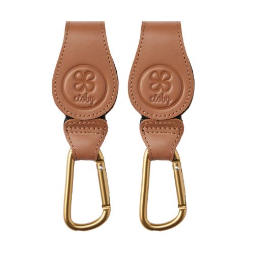 Cloby Leather Stroller Hooks