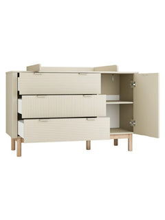 Chest Seth 3 drawers + Door Champagne