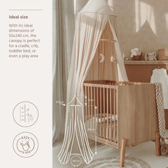Hanging Canopy Muslin 240x55cm