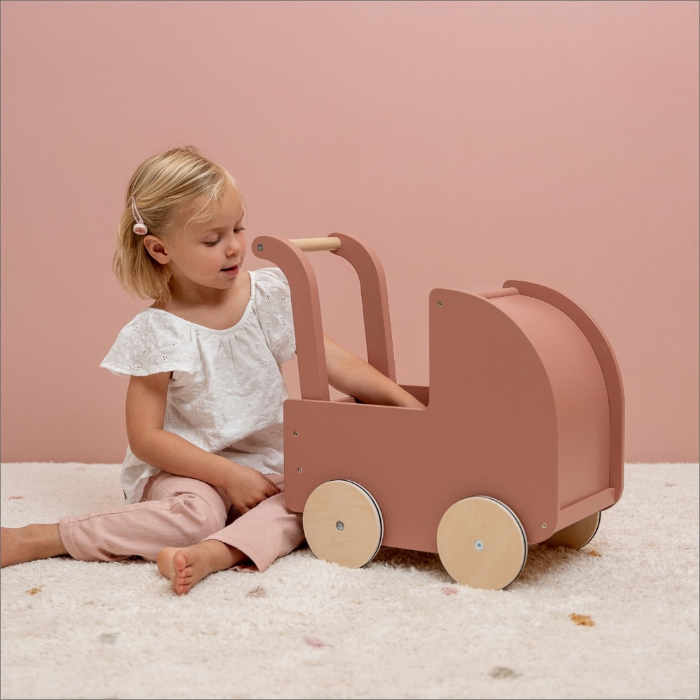 Buy JoJo Maman B b Fleur Push Along Toy Pram From The 40 OFF