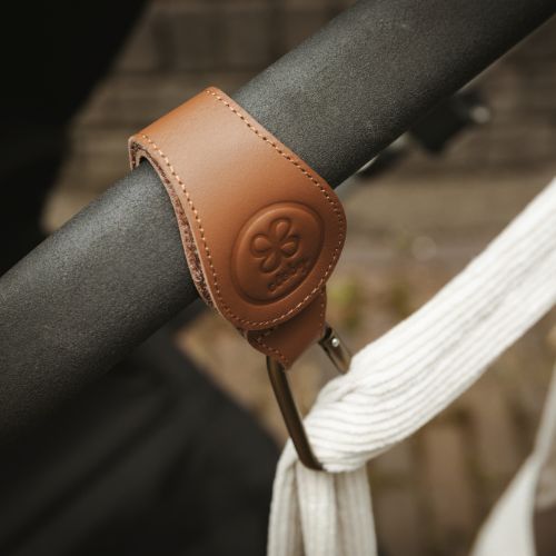 Cloby Leather Stroller Hooks