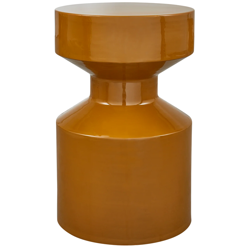 Ferry Side Table Metal Honey Yellow