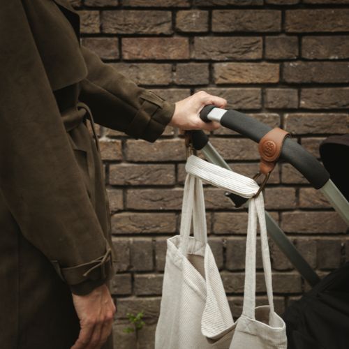 Cloby Leather Stroller Hooks