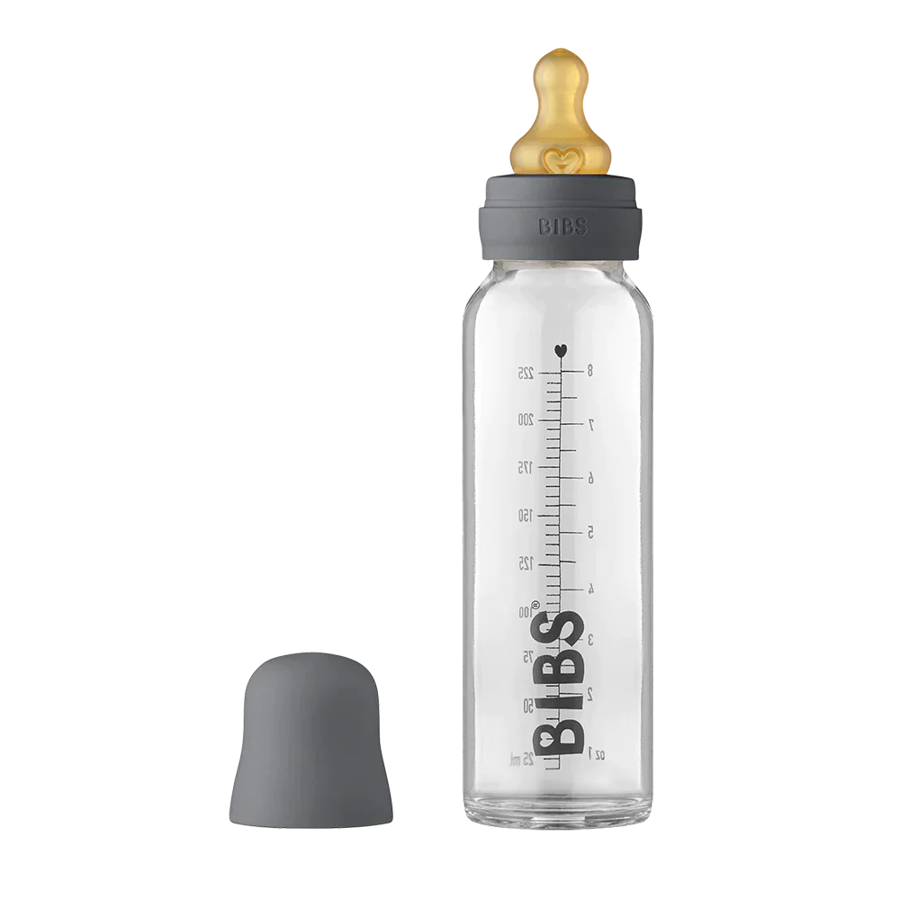 BIBS  Glass Baby Bottle Complete Set 240ml