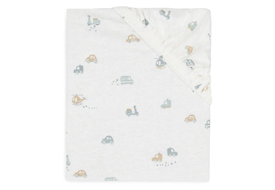 Jollein Fitted Sheet Jersey  60 x 120 cm Print