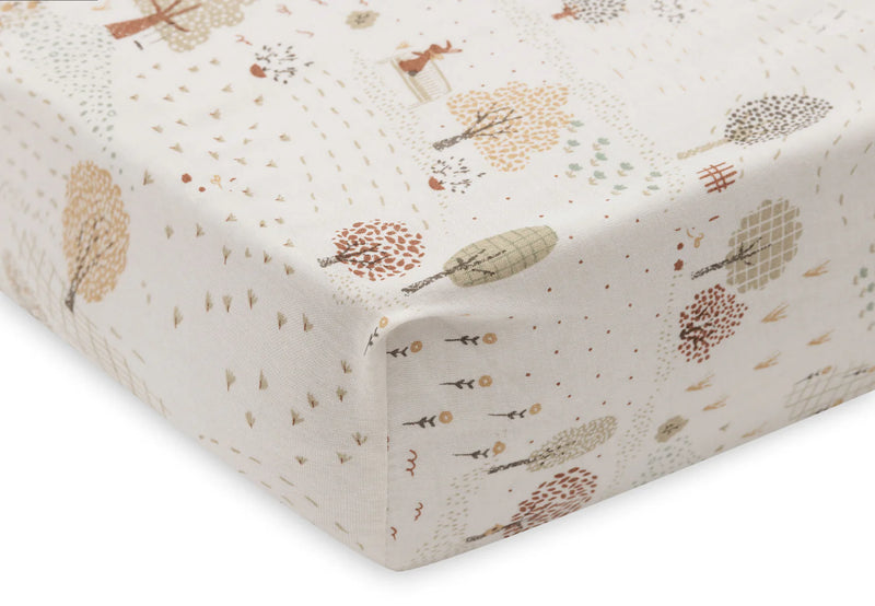 Jollein Fitted Sheet Jersey  60 x 120 cm Print